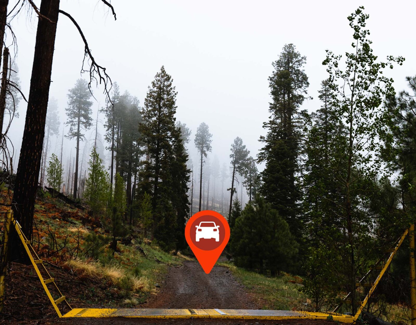 Access points with onX Hunt App Waypoint.
